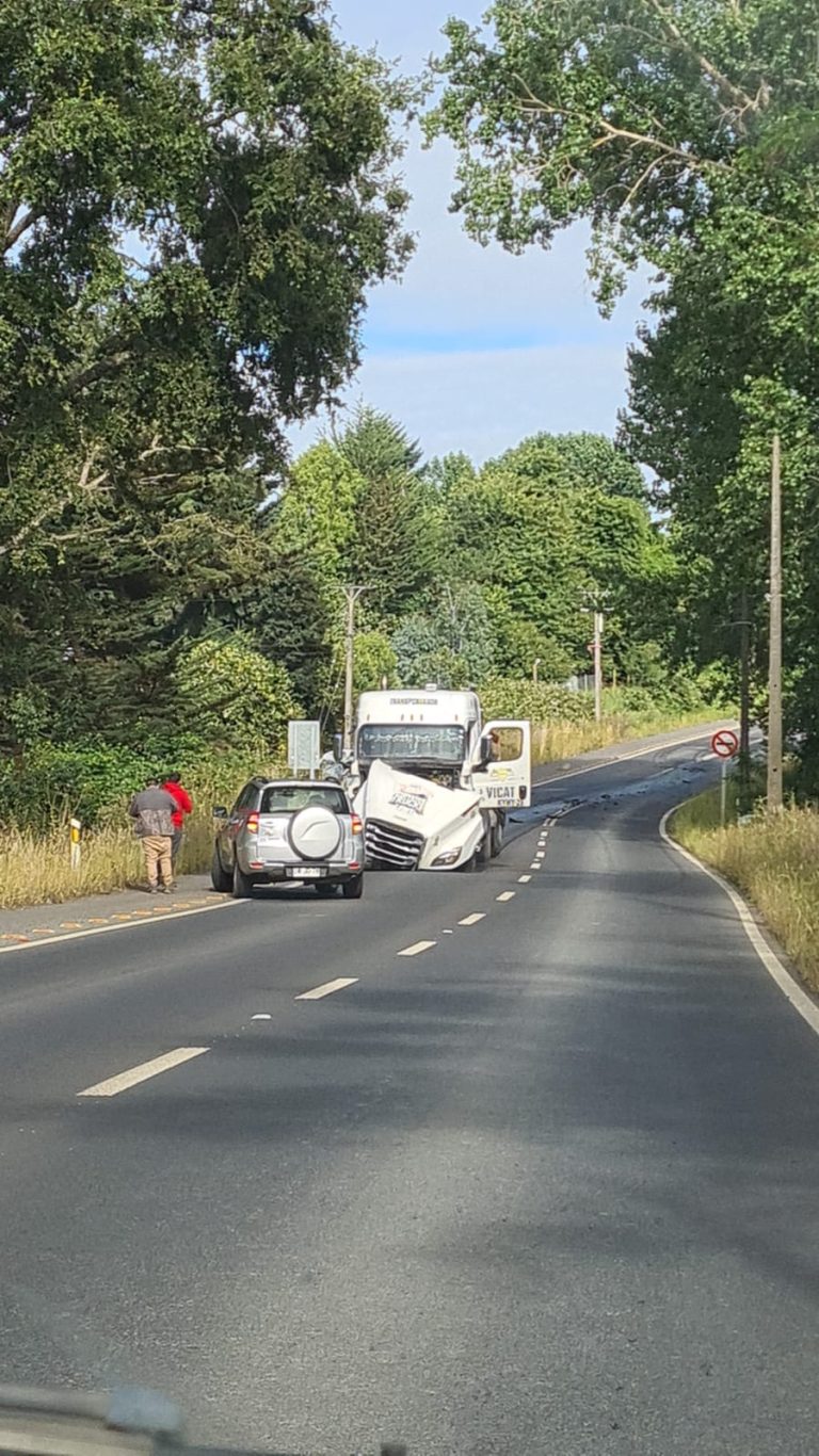 Tragedia en Río Bueno: accidente vehicular deja una víctima fatal