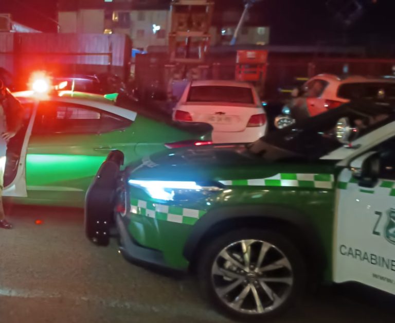Tres antisociales fueron detenidos por receptación y homicidio frustrado a Carabineros de servicio