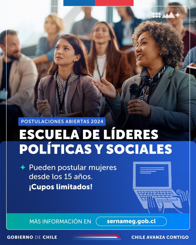 SernamEG Los Ríos abre convocatoria para Escuela de Líderes Políticas y Sociales