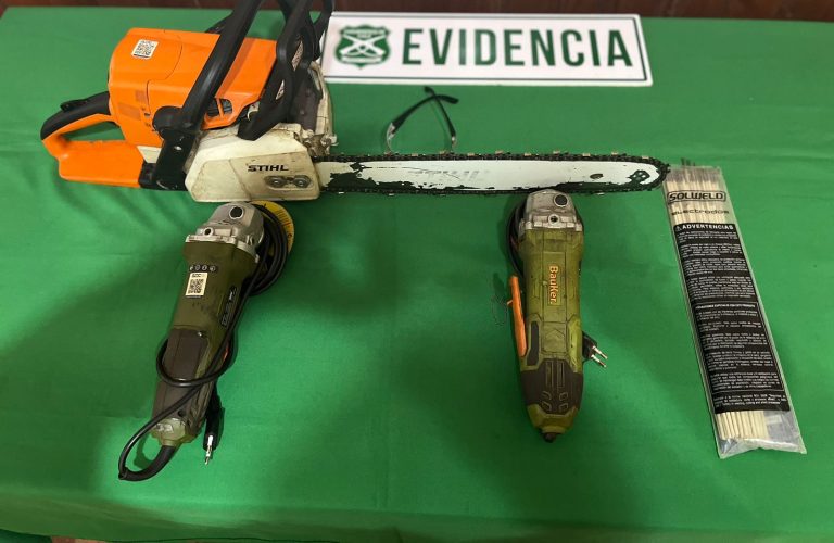 Carabineros de Lanco detienen a tres individuos por robo en vivienda