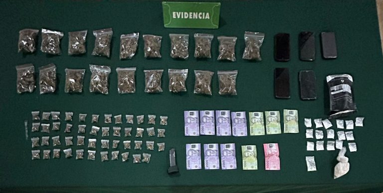 En Valdivia y Paillaco Carabineros incautaron drogas y armamentos