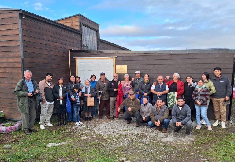 El FOSIS financió espacio multiuso en Folilco