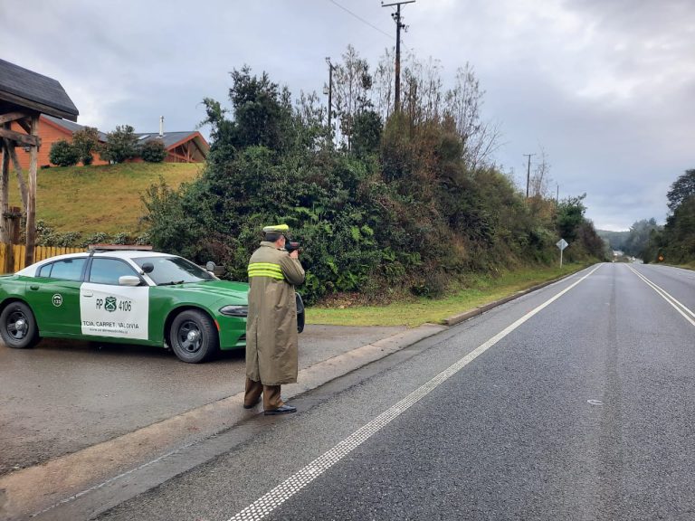 Carabineros de Los Ríos suman 3.793 detenciones este año y 142 en la última semana