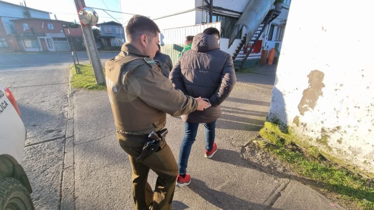 175 detenciones sumó Carabineros de la zona durante la última semana