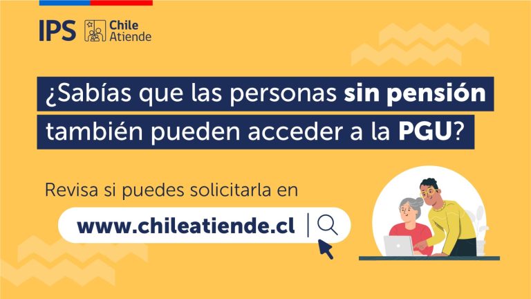 ¿Sabías que las personas sin pensión también pueden acceder a la PGU?
