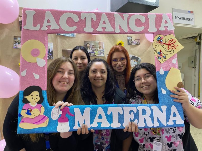 Hospital Base Valdivia conmemoró la Semana Mundial de la Lactancia Materna