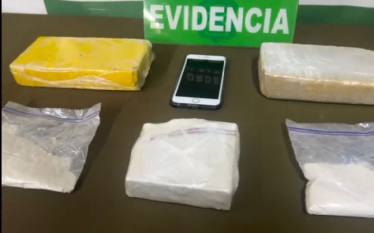 En prisión preventiva quedó adulta detenida con casi tres kilos de droga en La Unión