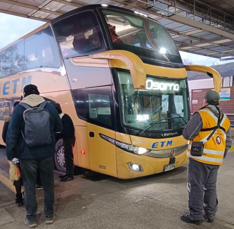 Inician controles en buses ante nueva normativa que vincula equipaje con pasajeros