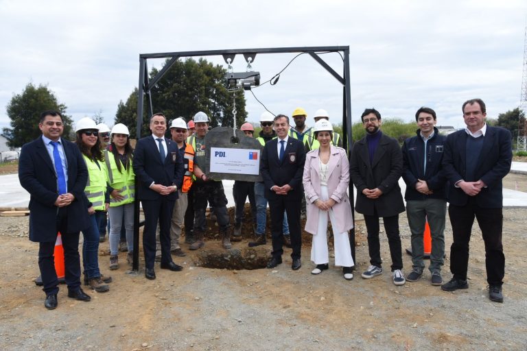 Inició la construcción de un helipuerto en el Complejo de la PDI en Valdivia