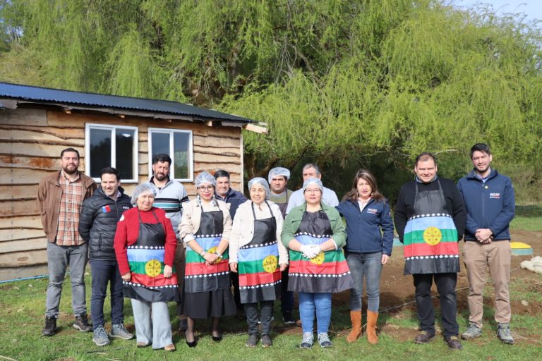 Comunidad Fermín Chocano inauguró Eco-Planta Sanitaria y mejoramiento de Cocinería Tradicional Mapuche