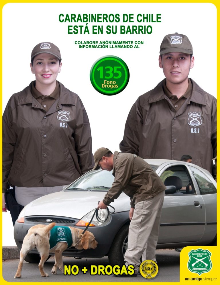 Promueven uso del fono 135 para denunciar venta de drogas