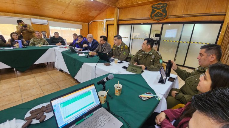 Carabineros y encargados de seguridad comunal acordaron prioridades en sesión STOP trimestral