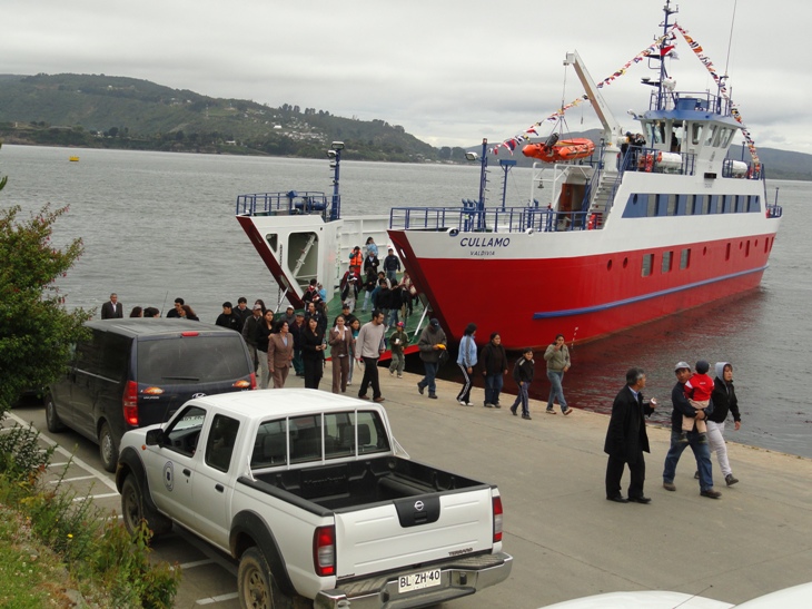 Barcaza Cullamó subsanó observaciones de la Autoridad Marítima y regresa a sus recorridos en el track Niebla-Corral