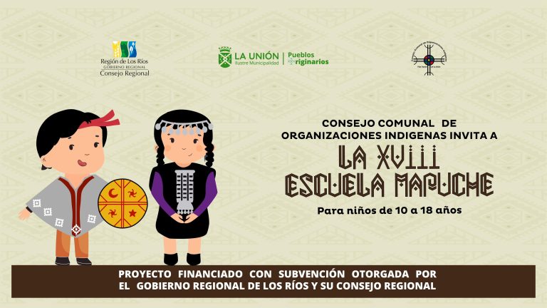 Consejo Comunal de Organizaciones Indígenas abre inscripciones para la 18ª Escuela Mapuche en La Unión