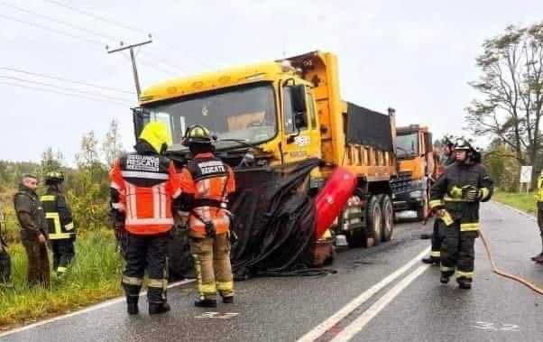 Confirman fallecido tras colisión frontal en la ruta Los Lagos-Futrono