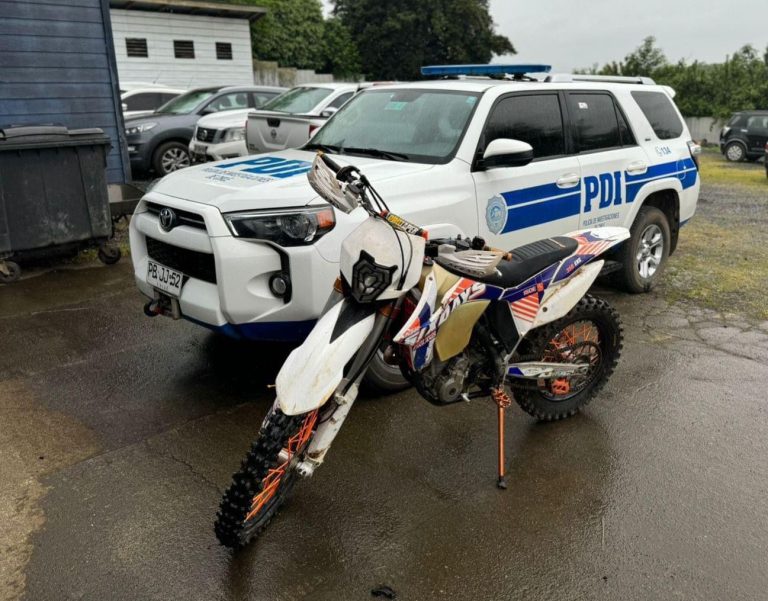 PDI detuvo a adolescente de 15 años por receptación: Simuló comprar motocicleta
