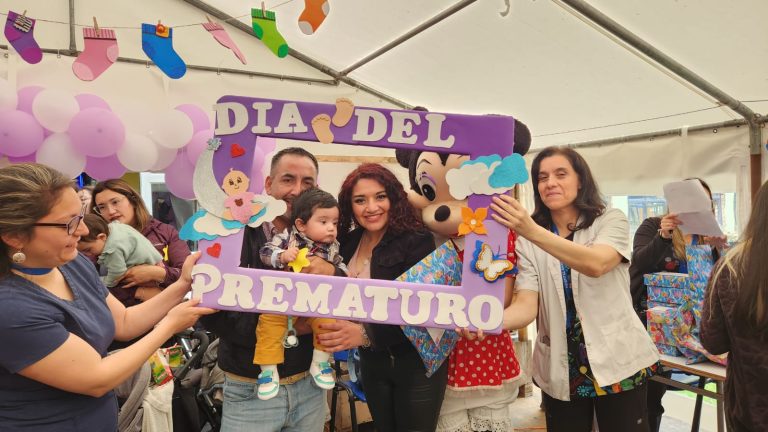 Hospital Base Valdivia conmemoró con usuarios y sus familias el Día Mundial del Prematuro