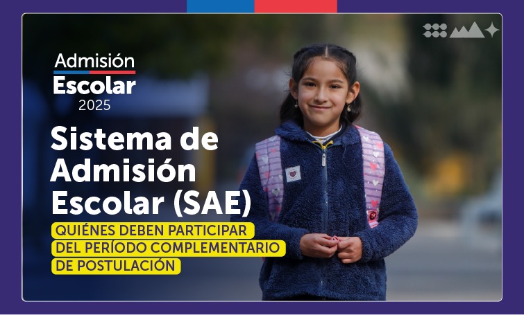 SAE: Quiénes deben participar del período complementario de postulación a colegios