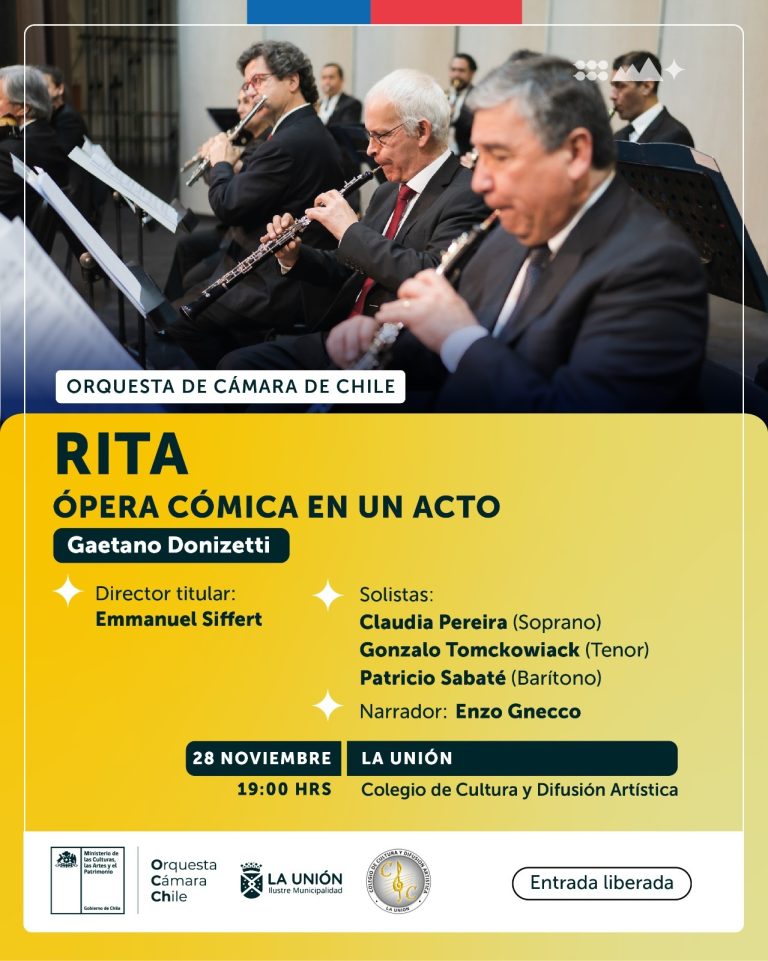 Orquesta de Cámara de Chile regresa a Los Ríos con gira por cuatro comunas