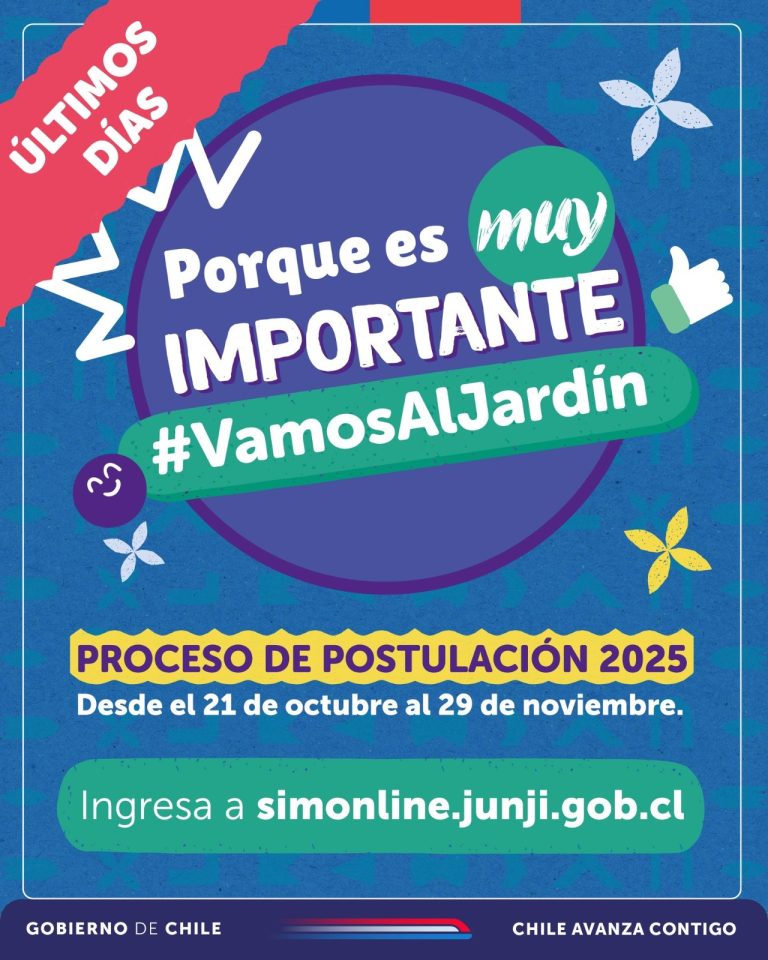Últimos días: Junji invita a postular a salas cuna y jardines infantiles