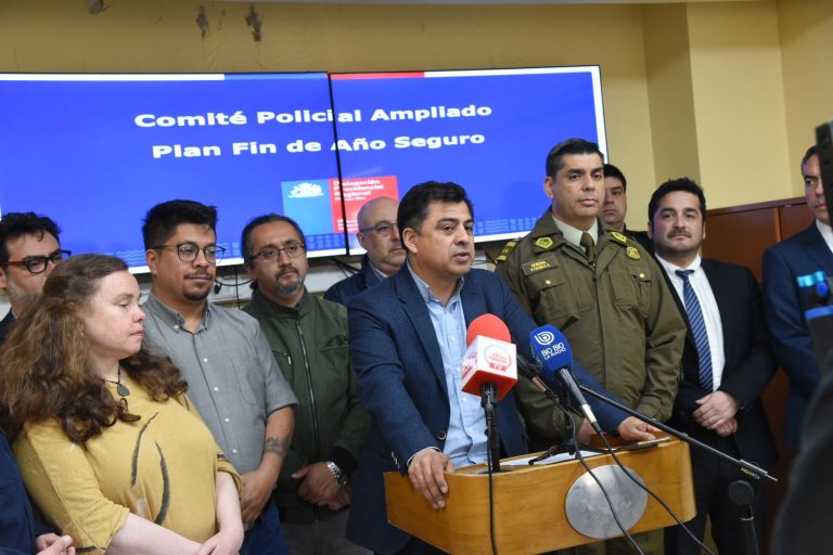 Delegado Presidencial presentó Plan «Fin de Año Seguro»  