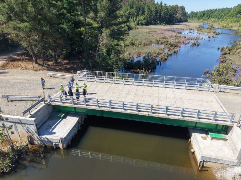 MOP completó reposición de puentes Cancahual y Bellavista para  mejorar conexión vial en Mariquina 