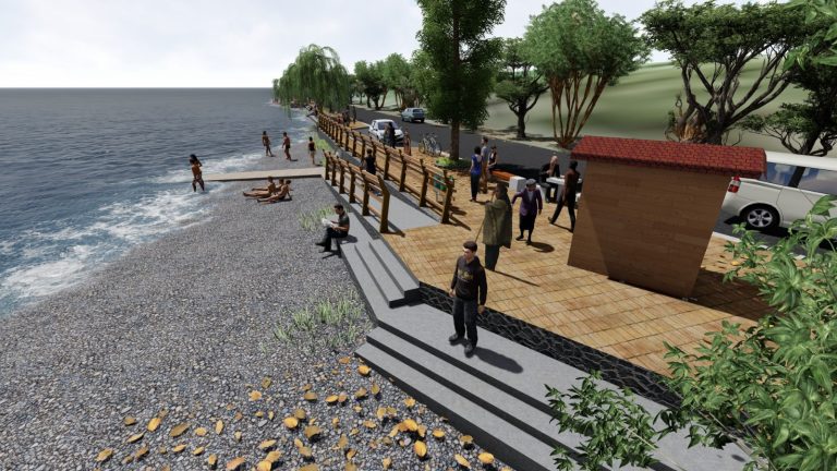 MOP construirá primer tramo de borde lacustre de Mantilhue en Río Bueno