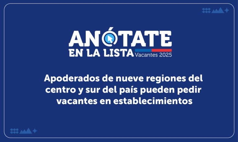 Comienza a funcionar “Anótate en la Lista” en Los Ríos: Apoderados podrán solicitar vacantes en los establecimientos