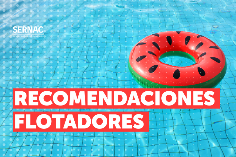 SERNAC insta a priorizar la seguridad al comprar flotadores y juguetes acuáticos este verano