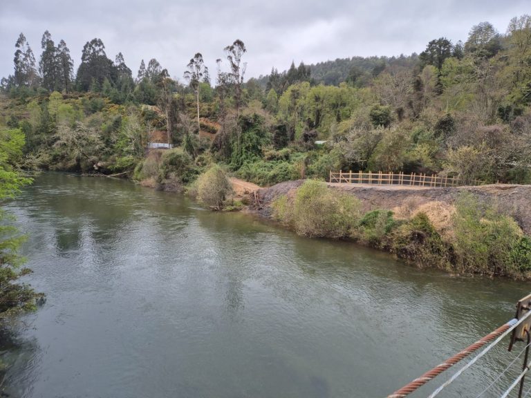 Dirección de Aguas del MOP multa a empresa agrícola por construir obra sin autorización en cauce del río Futa