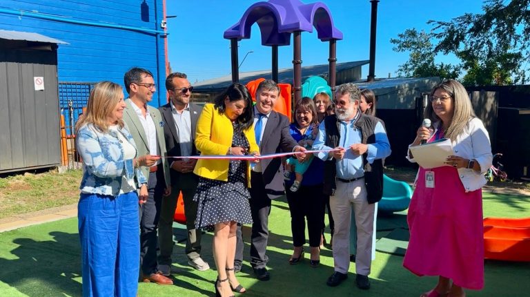 Nuevo patio de juegos en Residencia Nidal mejora espacios para la infancia gracias a inversión del GORE