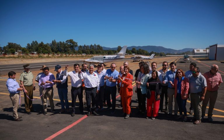 MOP invierte más de 1.600 millones de pesos en aeródromo de Panguipulli 