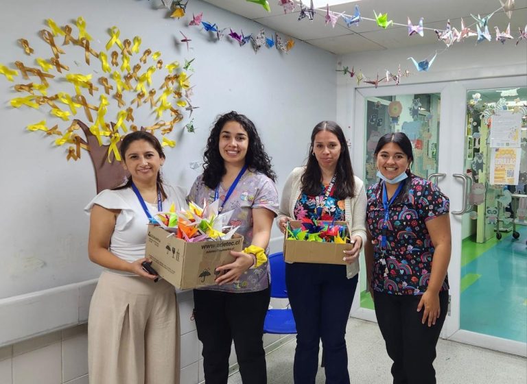 HBV conmemora el Día Mundial del Cáncer Infantil con significativa campaña de mil grullas de papel
