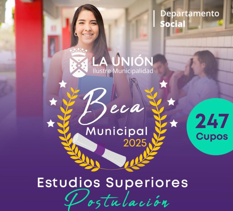 Postulación al Programa de Beca Municipal para Enseñanza Superior 2025 ya se encuentra disponible