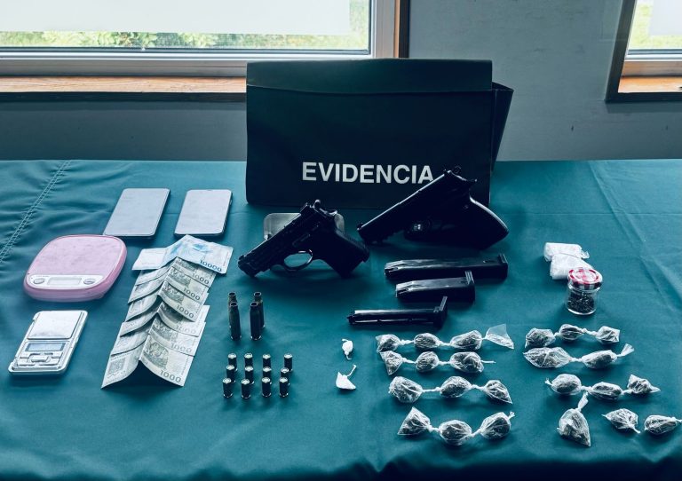 Carabineros de Coñaripe detiene a adulto y adolescente por microtráfico en operativo del Plan Verano Seguro