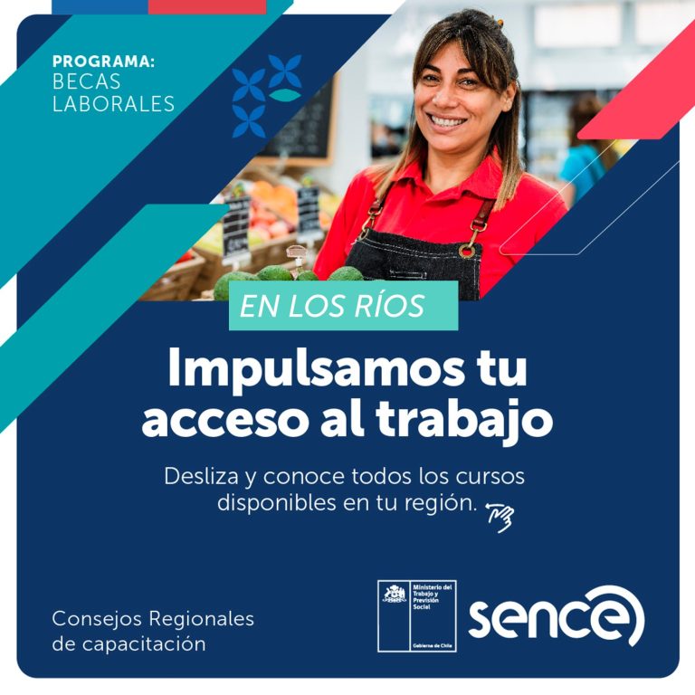 SENCE invita a postular a los 335 cupos disponibles en capacitación para las distintas comunas de la región