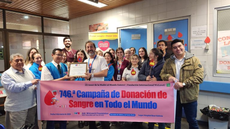 Hospital Base recibe importante donación de sangre por parte de voluntarios de Fundación WeLoveU