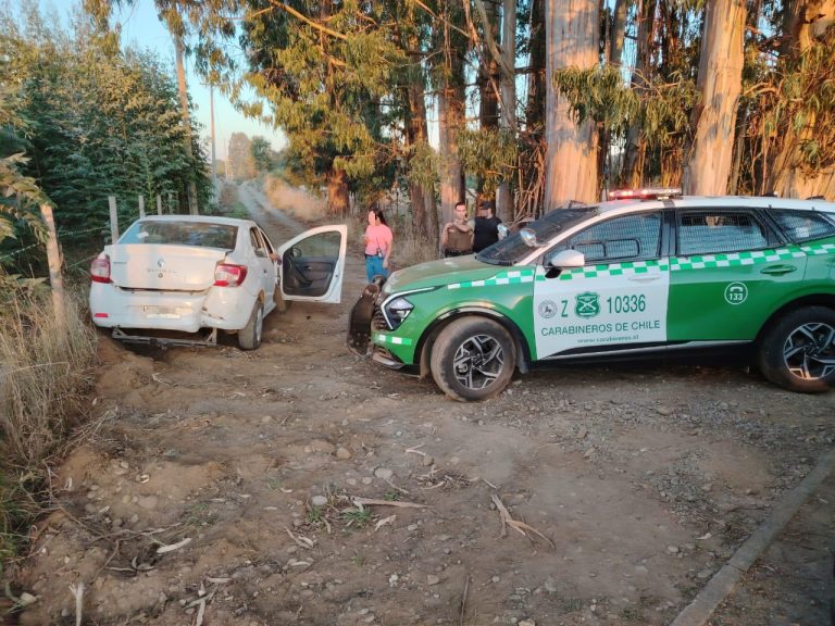 Detienen a sujeto con amplio prontuario por huir de control policial y portar droga en Valdivia