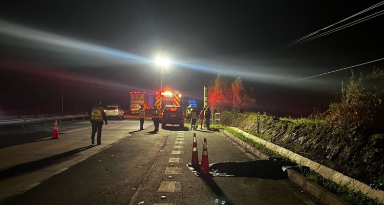 Fiscalía de Los Ríos investiga fatal atropello en la ruta 5 Sur