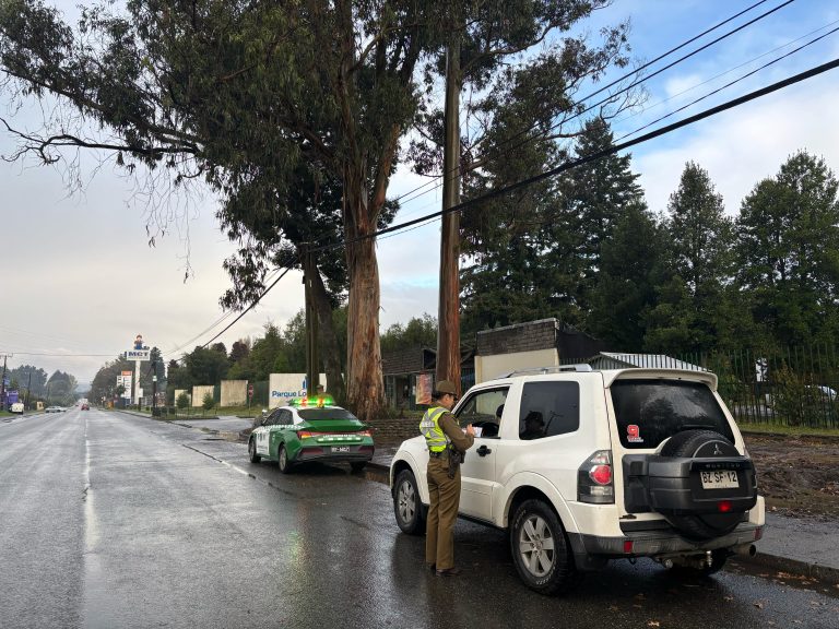 Una menor fallecida y 13 lesionados deja fin de semana largo en la Región de Los Ríos