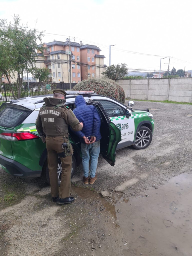 Capturan a ladrón con especies robadas en Valdivia tras rápida acción de Carabineros y denuncia del afectado