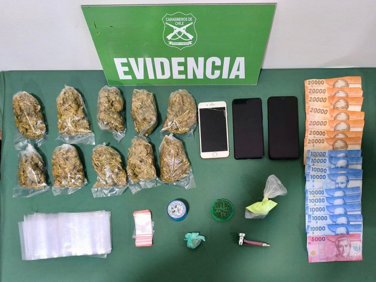 En prisión preventiva quedan 3 hombres imputados por tráfico de drogas en Valdivia