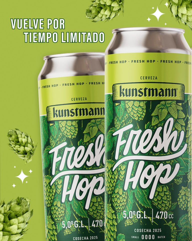 Kunstmann lanza una nueva edición de Cerveza Fresh Hop: lúpulo fresco, aroma intenso y origen valdiviano
