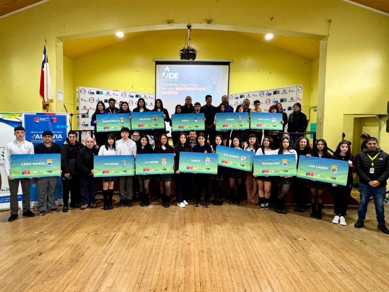 Juegos Deportivos Escolares 2025 se despliegan por la región de Los Ríos