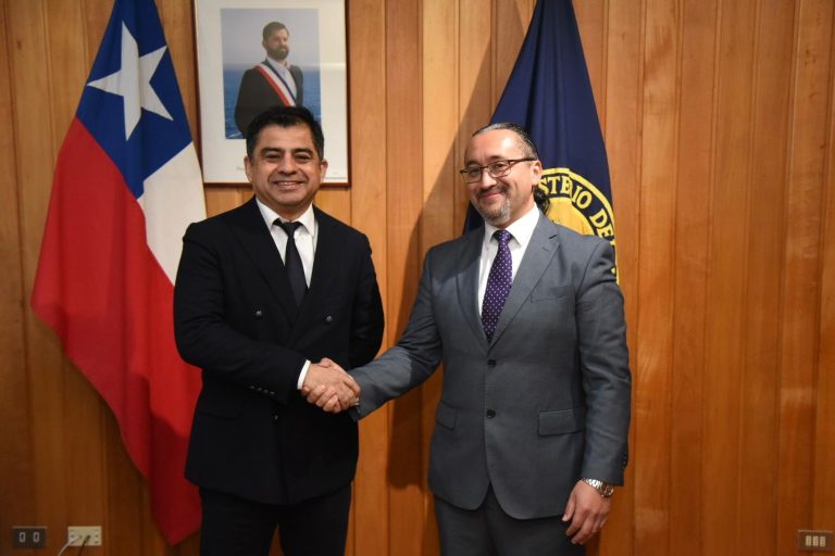 Delegado Jorge Alvial presentó a nuevo Seremi de Seguridad Pública Alejandro Reyes