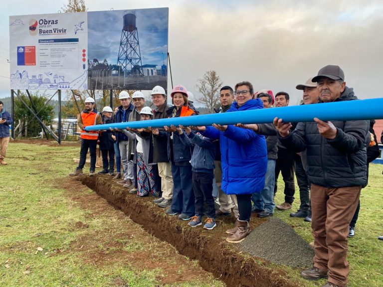 Luego de 13 años de espera se inicia proyecto que abastecerá de agua potable a familias de Huifco en Mariquina