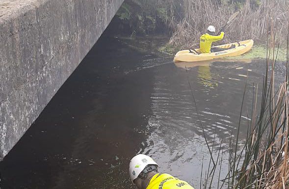 Fiscalía de Los Ríos lidera nuevo operativo de búsqueda de Mario Cárdenas en humedal de Angachilla
