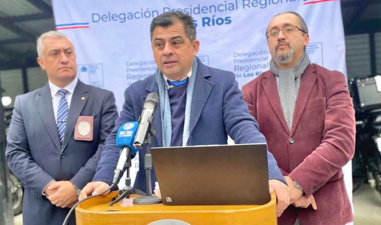 Victimización bajó 4,5% en Los Ríos