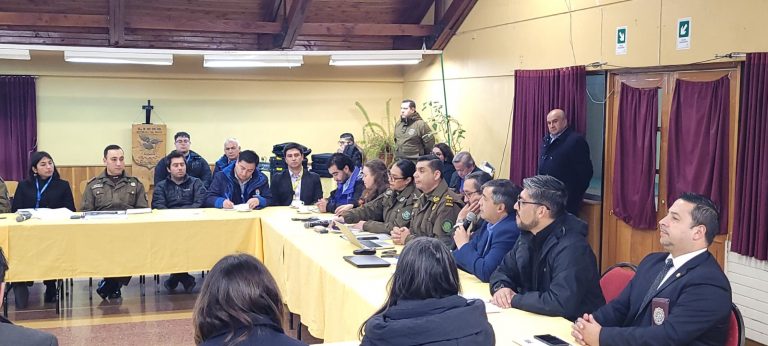 Segunda sesión trimestral STOP reunió a Carabineros y encargados de seguridad comunal