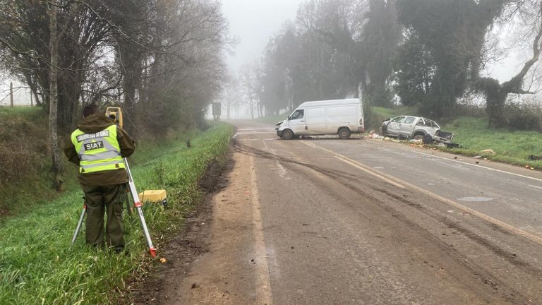 Los Ríos lidera baja nacional de fallecidos en accidentes de tránsito